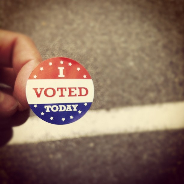 I voted sticker