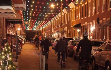 Jumping into the holiday spirit with bike share