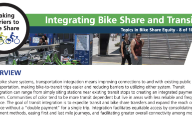 2-pager: Integrating Bike Share and Transit